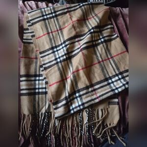 New W/O Tags! Plaid Cashmere Feel Scarf